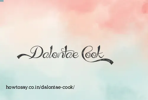 Dalontae Cook