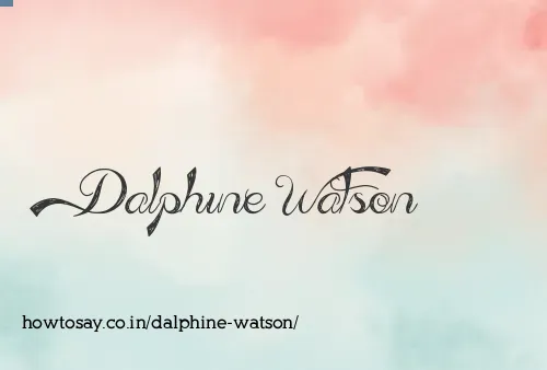 Dalphine Watson