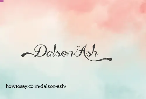 Dalson Ash