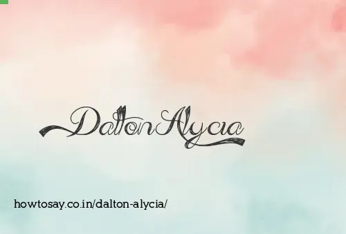 Dalton Alycia
