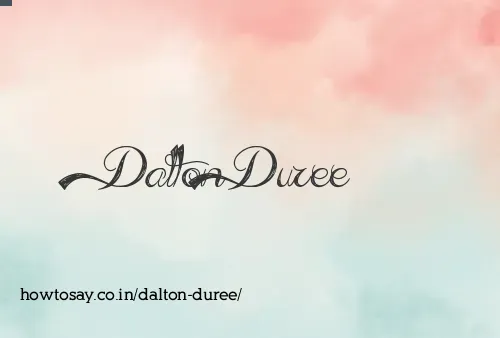Dalton Duree