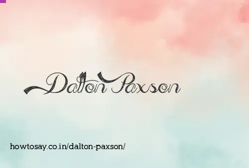 Dalton Paxson