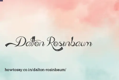 Dalton Rosinbaum