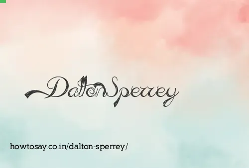 Dalton Sperrey