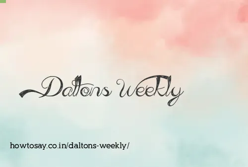 Daltons Weekly