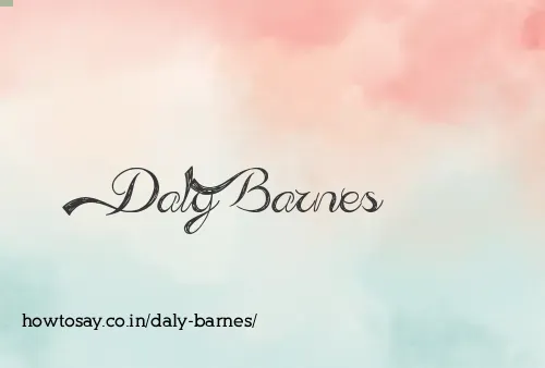 Daly Barnes