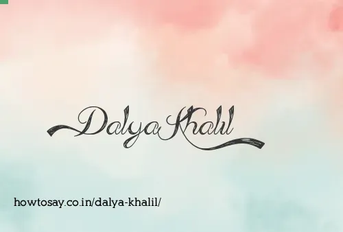 Dalya Khalil