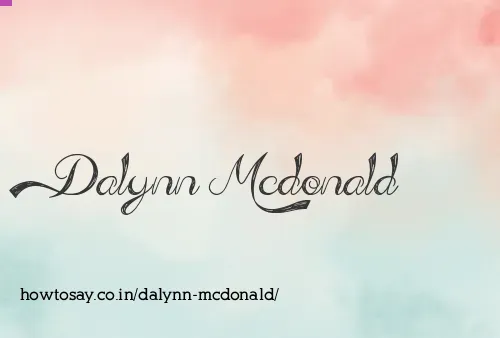 Dalynn Mcdonald