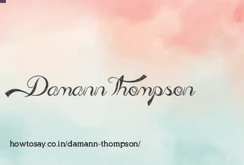 Damann Thompson