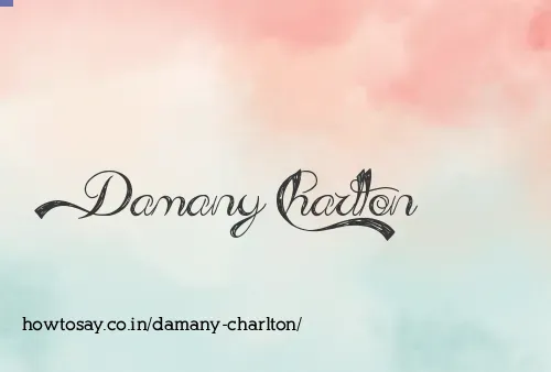 Damany Charlton