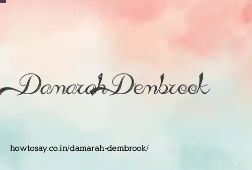 Damarah Dembrook