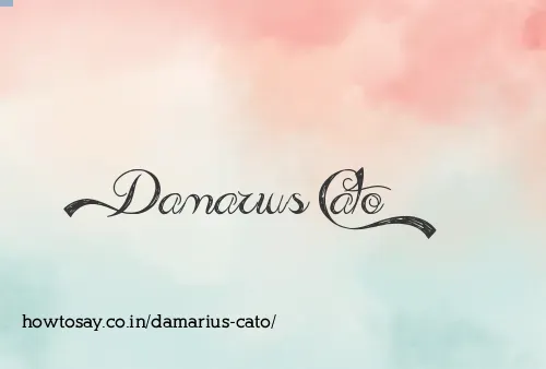 Damarius Cato