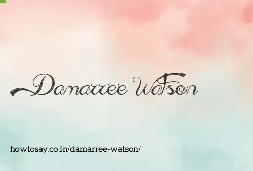 Damarree Watson