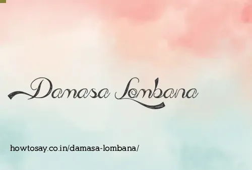 Damasa Lombana