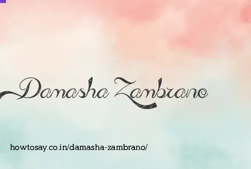 Damasha Zambrano