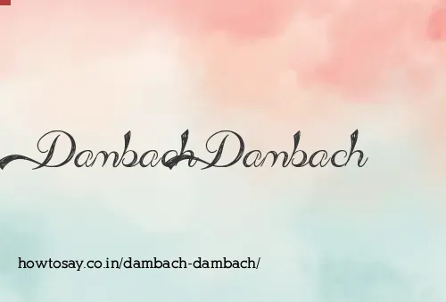 Dambach Dambach