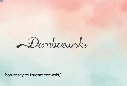 Dambrowski