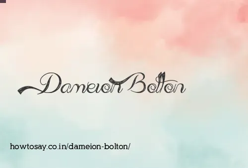Dameion Bolton