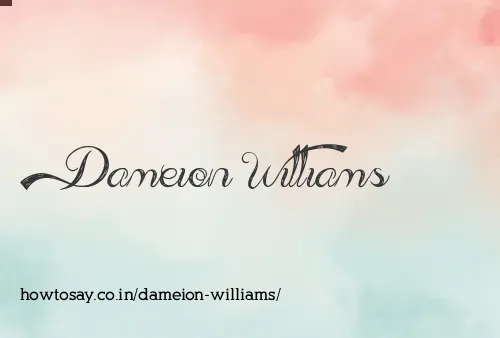 Dameion Williams