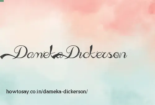 Dameka Dickerson