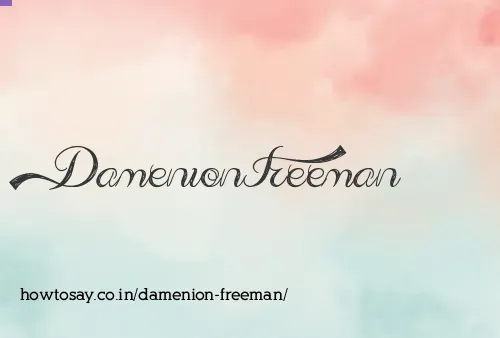 Damenion Freeman