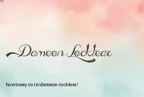 Dameon Locklear