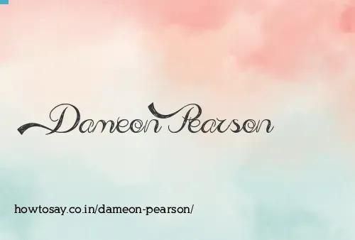 Dameon Pearson