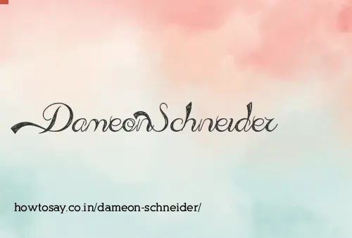 Dameon Schneider