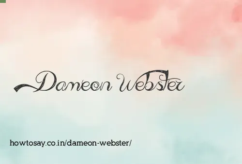 Dameon Webster