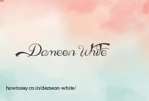 Dameon White