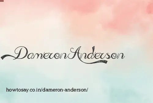 Dameron Anderson