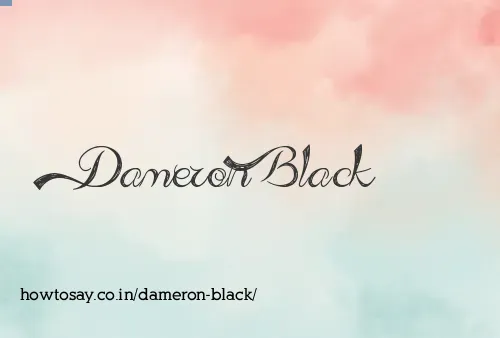 Dameron Black