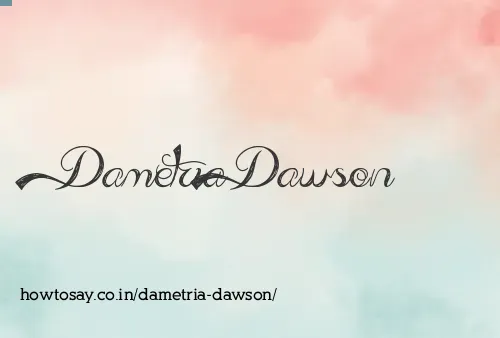 Dametria Dawson