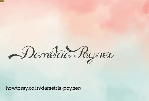 Dametria Poyner