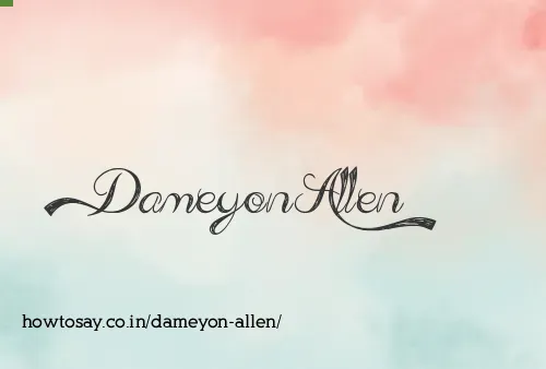 Dameyon Allen