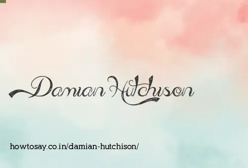 Damian Hutchison