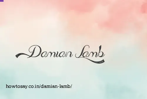 Damian Lamb