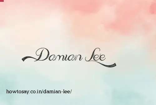 Damian Lee