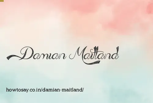 Damian Maitland