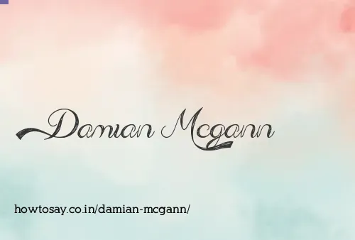 Damian Mcgann