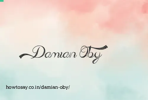 Damian Oby