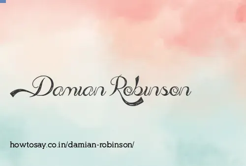 Damian Robinson