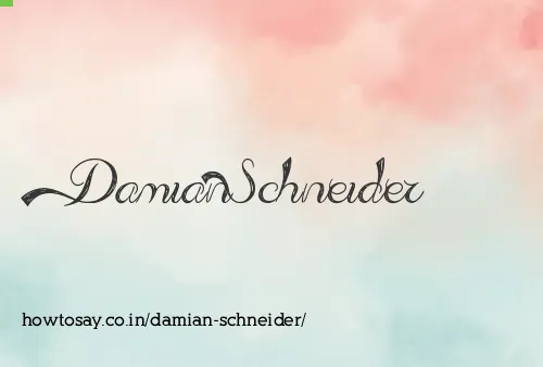 Damian Schneider