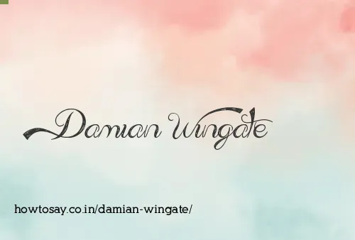 Damian Wingate