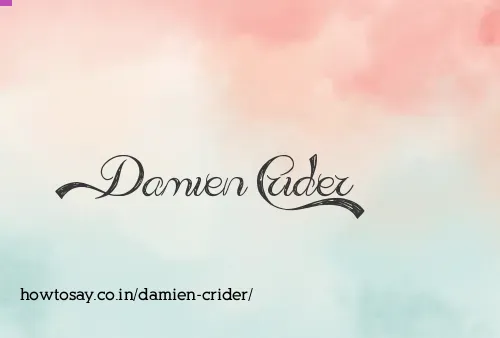 Damien Crider