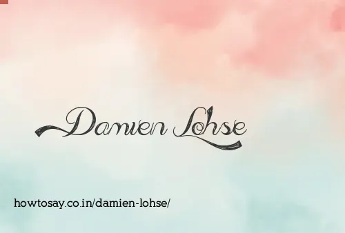 Damien Lohse