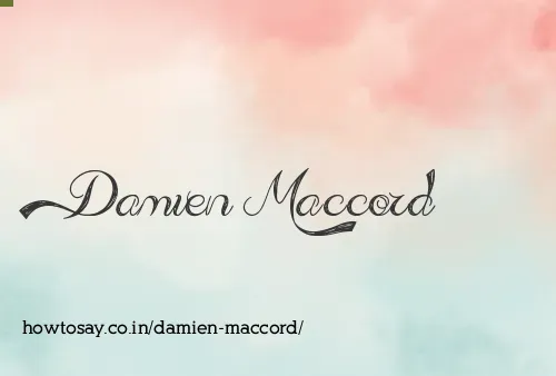 Damien Maccord