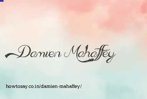 Damien Mahaffey