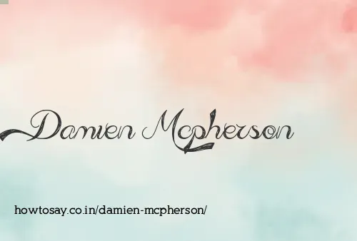 Damien Mcpherson