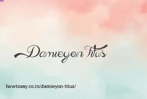 Damieyon Titus